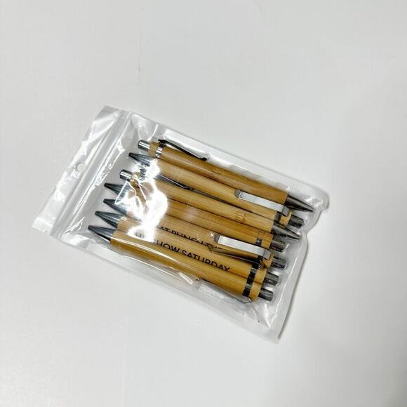 2/$30 New Sweary Wooden Pen Set - Curse Words Stationery - Picture 5 of 12